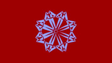 İki renkli ve üst üste binen grafik nesne, merkeze doğru iki zıt yönde dönerler, boyutları değişkendir, hipnotik, psikedelik ve stroboskopik bir etkisi vardır..