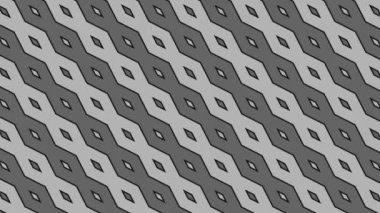 Siyah-beyaz, minimal arkaplan, boyut, açı ve yoğunluk olarak değişen, hipnotik, psikedelik ve stroboskopik efektli bir arka planda, 16: 9 video formatında grafik animasyonu.