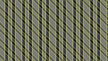 Two sets of color bars that move and oscillate with a hypnotic effect, an anchor point from top left to bottom right corner on the background, made up of different color strips.