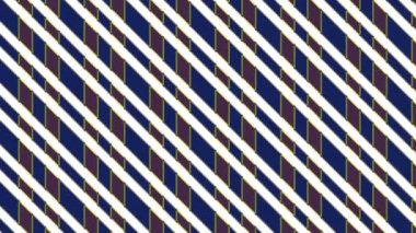 Two sets of color bars that move and oscillate with a hypnotic effect, an anchor point from top left to bottom right corner on the background, made up of different color strips.