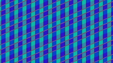 Two sets of color bars that move and rotate with a hypnotic effect, anchor point in the center and cover the entire background, made up of different color strips.