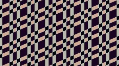 Two sets of color bars that move and rotate with a hypnotic effect, anchor point in the center and cover the entire background, made up of different color strips.