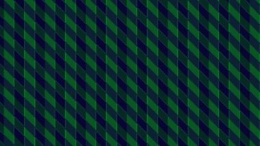 Two sets of color bars that move and oscillate with a hypnotic effect, an anchor point from top left to bottom right corner on the background, made up of different color strips.