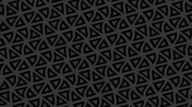 Abstract black and white animation on minimal background with wave effect, which varies in size, angle and intensity with abstract texture, in 16: 9 video format