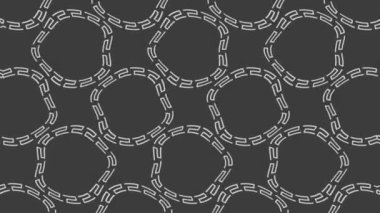 Abstract black and white animation on minimal background with wave effect, which varies in size, angle and intensity with abstract texture, in 16: 9 video format