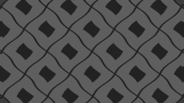 Abstract black and white animation on minimal background with wave effect, which varies in size, angle and intensity with abstract texture, in 16: 9 video format