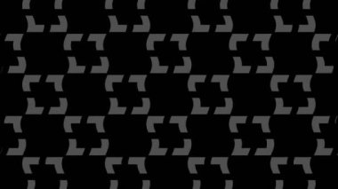 Abstract black and white animation on minimal background with wave effect, which varies in size, angle and intensity with abstract texture, in 16: 9 video format