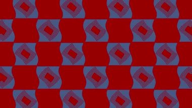 Abstract animation in black and white on a minimal background, with a colored wave effect, which varies in size, angle and intensity, in 16: 9 video format