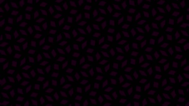 Animation abstraite en noir et blanc sur un fond minimal, avec un effet d'onde coloré, dont la taille, l'angle et l'intensité varient, au format vidéo 16 : 9 