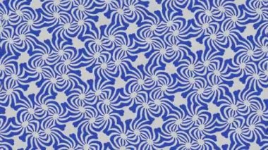 Abstract animation in black and white on a minimal background, with a colored wave effect, which varies in size, angle and intensity, in 16: 9 video format