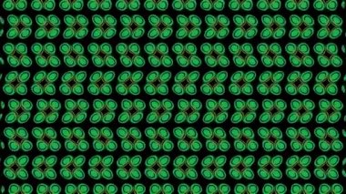 Abstract animation in black and white on a minimal background, with a colored wave effect, which varies in size, angle and intensity, in 16: 9 video format