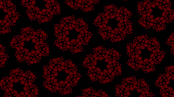 Абстрактная Анимация Черно Белом Цвете Минимальном Фоне Цветным Волновым Эффектом — стоковое видео