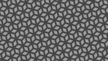 Siyah-beyaz, minimal arkaplan, boyut, açı ve yoğunluk olarak değişen, hipnotik, psikedelik ve stroboskopik efektli bir arka planda, 16: 9 video formatında grafik animasyonu.