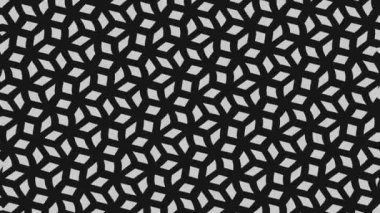 Abstract black and white animation on minimal background with wave effect, which varies in size, angle and intensity with abstract texture, in 16: 9 video format