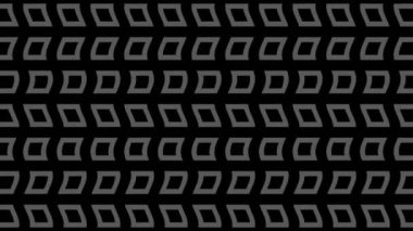 Abstract black and white animation on minimal background with wave effect, which varies in size, angle and intensity with abstract texture, in 16: 9 video format