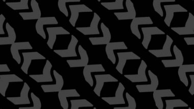 Abstract black and white animation on minimal background with wave effect, which varies in size, angle and intensity with abstract texture, in 16: 9 video format