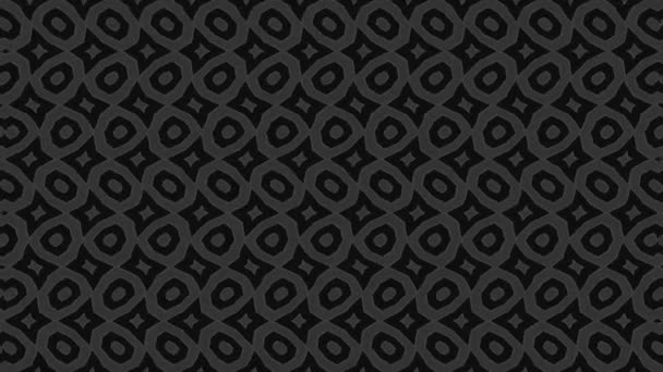 Abstract Black White Animation Minimal Background Wave Effect Which Varies — 图库视频影像