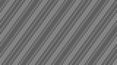 Abstract animation in black and white on a minimal background with mosaic effect, which rotates, varies in size, angle and intensity, in 16: 9 video format
