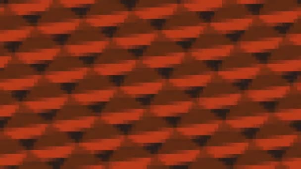Video Biçiminde Mozaik Efektli Boyutu Açısı Yoğunluğu Değişen Asgari Arkaplan — Stok video