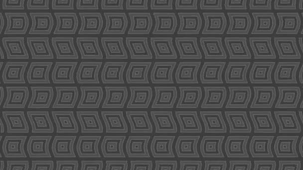 Абстрактная Черно Белая Анимация Минимальном Фоне Волновым Эффектом Который Варьируется — стоковое видео