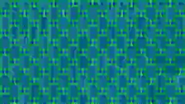 Kaleydoskop animasyonuna sahip renkli grafik deseni, psikedelik, hipnotik ve stroboskopik efektli bir arka planda, 16: 9 video biçiminde