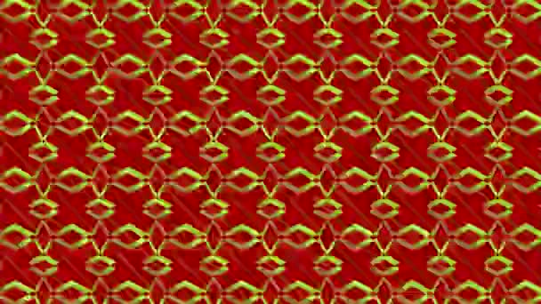 Buntes Grafisches Muster Mit Kaleidoskop Animation Auf Einem Hintergrund Mit — Stockvideo