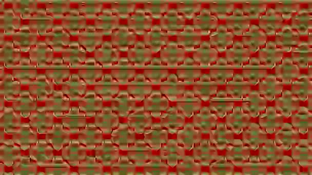 Motif graphique coloré avec animation kaléidoscope, sur un fond à effet psychédélique, hypnotique et stroboscopique, au format vidéo 16 : 9