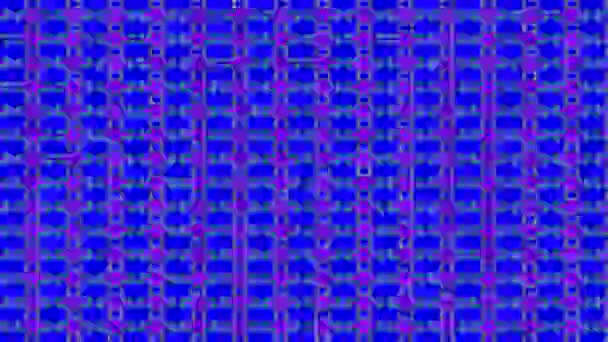 Kaleydoskop Animasyonuna Sahip Renkli Grafik Deseni Psikedelik Hipnotik Stroboskopik Efektli — Stok video