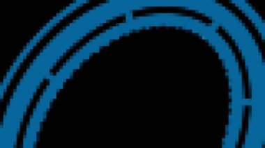 Abstract animation object on minimal black and white background, with colored mosaic effect, which varies in size, angle and intensity, in 16: 9 video format