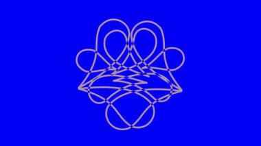 İki renkli ve üst üste binen grafik nesne, merkeze doğru iki zıt yönde dönerler, boyutları değişkendir, hipnotik, psikedelik ve stroboskopik bir etkisi vardır..