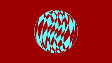 İki renkli ve üst üste binen grafik nesne, merkeze doğru iki zıt yönde dönerler, boyutları değişkendir, hipnotik, psikedelik ve stroboskopik bir etkisi vardır..