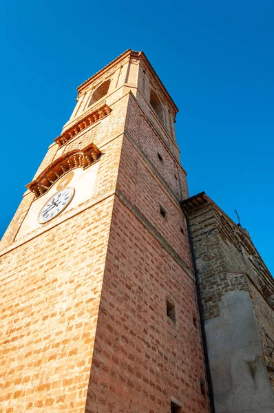 Bettona Etrurya Kökenli Umbria Köyü Talya Assisi Yakınlarında Tiber Nehrinin — Stok fotoğraf