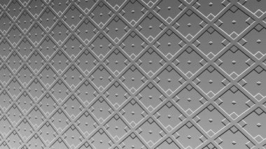 Asgari arkaplanda siyah ve beyaz desen, yatay olarak sola doğru eğilmiş, sonra 4k 16: 9 video formatında renkli şekillerden oluşan sağa doğru hareket eder.