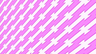 Asgari siyah arkaplan üzerindeki renk deseni, başlangıçta yatay olarak sola eğimli, sonra sağa hareket eder, geometrik şekillerden oluşur, 4k 16: 9 video biçiminde..