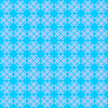 Arka planda yinelenen geometrik şekiller olan bir ilüzyon. Web şablonu, duvar kağıdı, dijital grafikler, hediyeler ve sanatsal dekorasyonlar olarak kullanılabilecek renkli desenli çizimler.