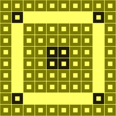 Arka planda yinelenen geometrik şekiller olan bir ilüzyon. Web şablonu, duvar kağıdı, dijital grafikler, hediyeler ve sanatsal dekorasyonlar olarak kullanılabilecek renkli desenli çizimler.