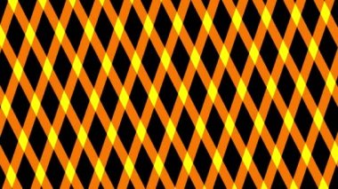 İki renk çubuğu kesişerek eşkenar bir eşkenar dörtgen arkaplan oluşturuyor. Hipnoz etkisi, merkezdeki dayanak noktası ve tüm arkaplanı kaplıyor. Farklı renk şeritlerinden oluşuyor..