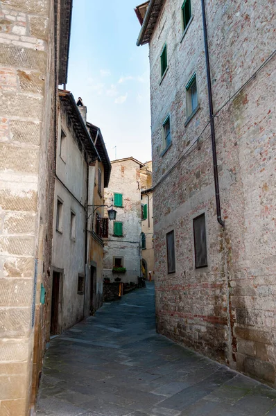 Anghiari Toszkánában Olaszországban Híres Anghiari Csatáról Leonardo Vinci Festette Valtiberinában — Stock Fotó