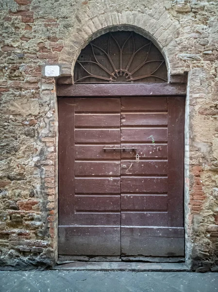 Buonconvento Village Médiéval Toscane Italie Entouré Murs Construits Depuis 1371 — Photo