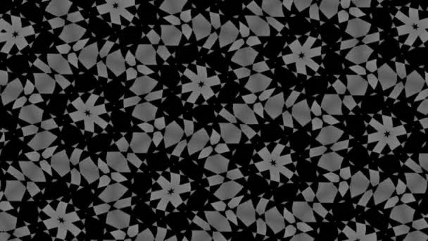 Animación Abstracta Blanco Negro Sobre Fondo Mínimo Con Efecto Onda — Vídeo de stock