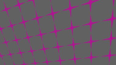 Geometrik şekilli küçük siyah arkaplan üzerinde renk deseni, yatay ve dikey eğimli, başlangıçta soldan sağa hareket ediyor, geometrik şekillerden oluşuyor..