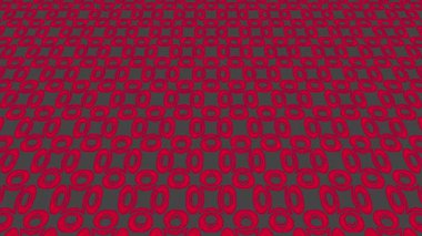 4k 16: 9 video biçiminde, geometrik şekillerden oluşan, tepeden tırnağa hareket eden, dikey eğimli arkaplan deseni.