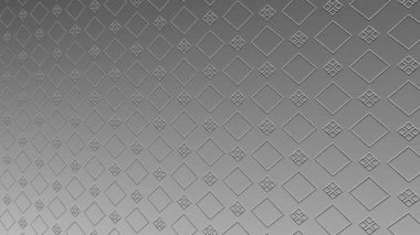 Asgari arkaplanda siyah ve beyaz desen, yatay olarak sola doğru eğilmiş, sonra 4k 16: 9 video formatında renkli şekillerden oluşan sağa doğru hareket eder.