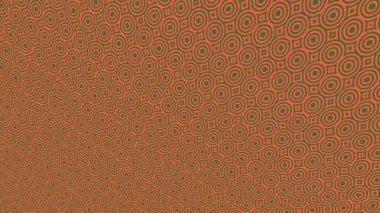 Geometrik şekilli küçük siyah arkaplan üzerinde renk deseni, yatay ve dikey eğimli, başlangıçta soldan sağa hareket ediyor, geometrik şekillerden oluşuyor..