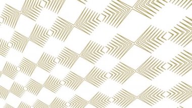 Geometrik şekilli küçük siyah arkaplan üzerinde renk deseni, yatay ve dikey eğimli, başlangıçta soldan sağa hareket ediyor, geometrik şekillerden oluşuyor..