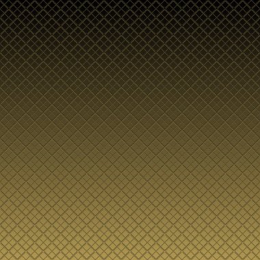 Altın desenli illüstrasyon, arka planda tekrarlanan geometrik şekillerle bas-yardım efekti. Motifler, ağ, duvar kağıdı, dijital grafikler ve sanatsal dekorasyonlar için tasarım.