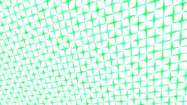 Geometrik şekilli küçük siyah arkaplan üzerinde renk deseni, yatay ve dikey eğimli, başlangıçta soldan sağa hareket ediyor, geometrik şekillerden oluşuyor..