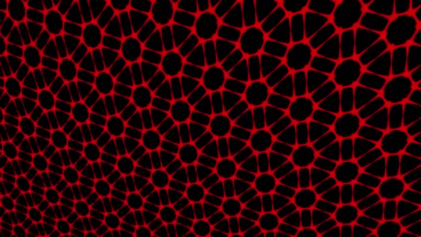 Kleurenpatroon Met Geometrische Vormen Een Minimale Zwarte Achtergrond Horizontaal Verticaal — Stockvideo