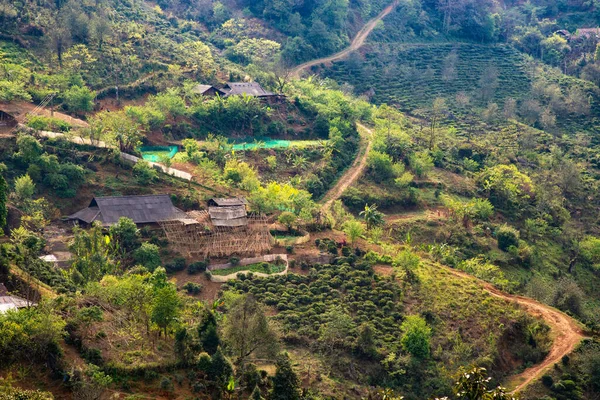 Xua Een Beroemde Bergketen Het Noorden Van Vietnam Het Hele — Stockfoto