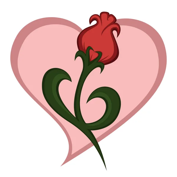 花卉艺术-美丽的玫瑰 — 图库矢量图片